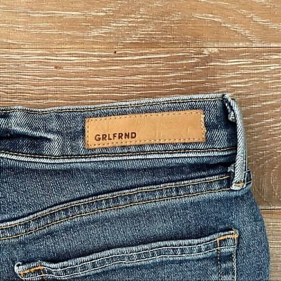 GRLFRND Karolina Button Fly Distressed Jeans - Picture 6 of 6